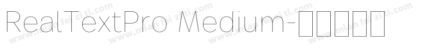 RealTextPro Medium字体转换